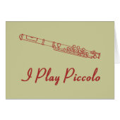 I Play Piccolo (Front Horizontal)