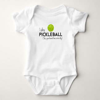 I Play Pickleball Baby Bodysuit