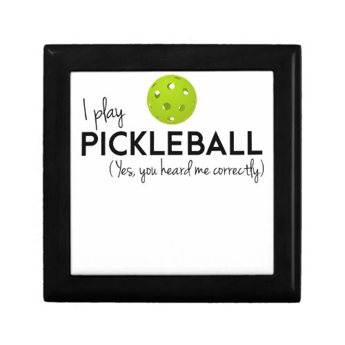 I Play Pickleball Gift Box