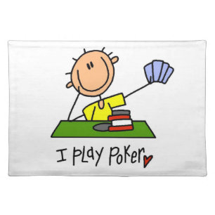 I Play Poker Cloth Placemat