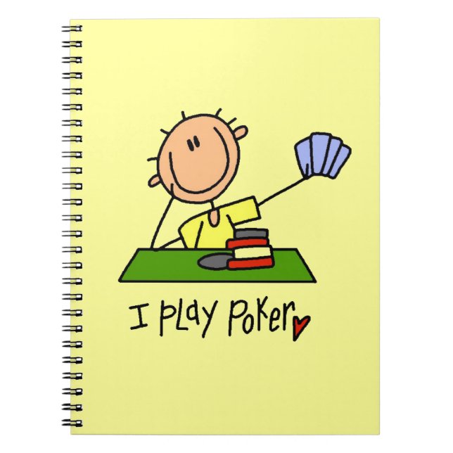 I Play Poker Notebook (Front)