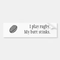 Funny Car Bumper Sticker Rugby is a Simple Game the All Blacks 