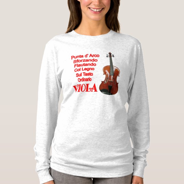 I PLAY THE VIOLA T-Shirt (Front)