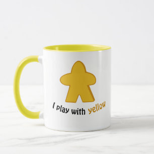 I Play with Yellow Meeples Mug