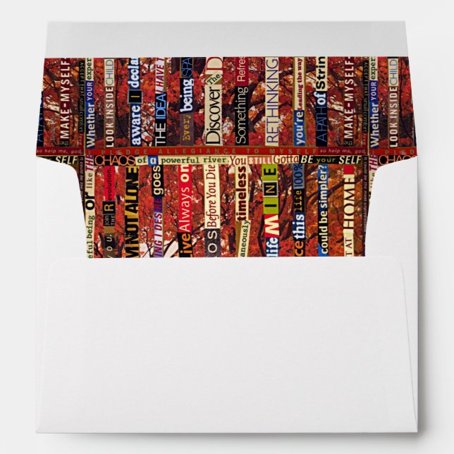 I Pledge Allegiance to Myself - Collage Envelope (Back (Bottom))