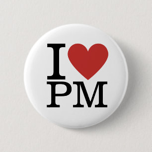 I ❤️ PM Project Management for employee CUSTOM Pin