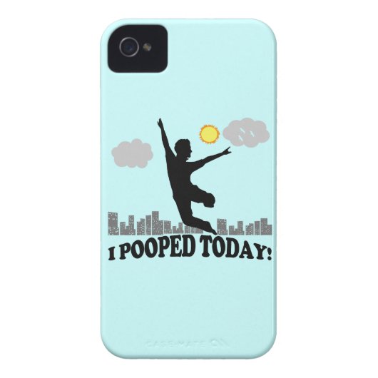 I Pooped Today Case-Mate iPhone Case (Back)