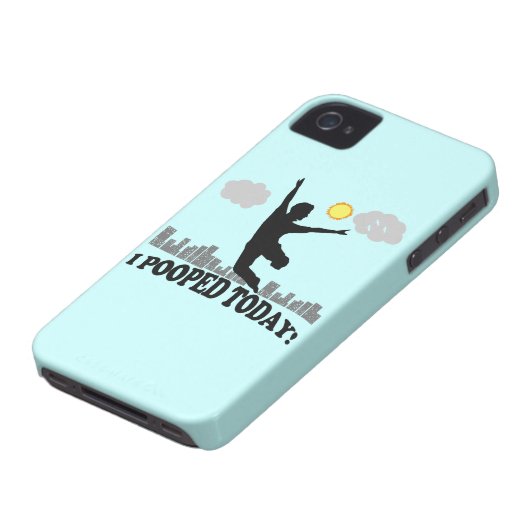 I Pooped Today Case-Mate iPhone Case (Bottom)