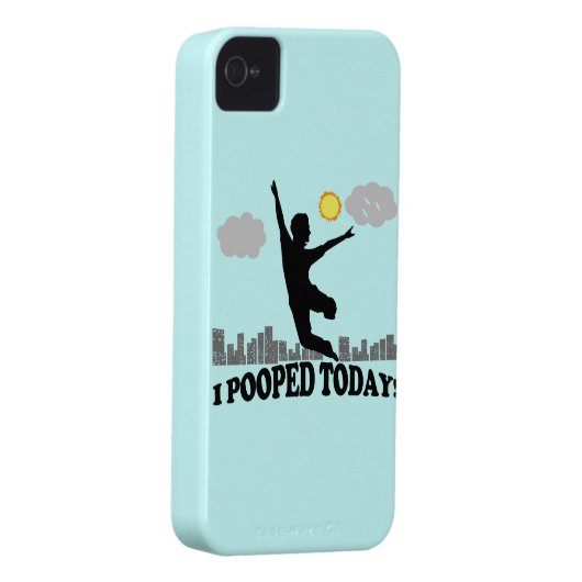 I Pooped Today Case-Mate iPhone Case (Back/Right)