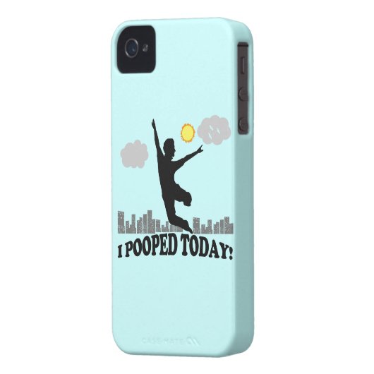 I Pooped Today Case-Mate iPhone Case (Back Left)