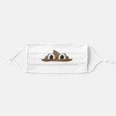 I Pooped Today Poo Emoji Adult Cloth Face Mask (Front, Folded)