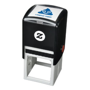 I Pooped Today Poo Emoji Self-inking Stamp