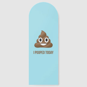 I Pooped Today Smiling Emoji Bookmarks