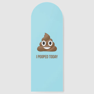 I Pooped Today Smiling Emoji Bookmarks