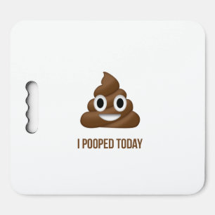 I Pooped Today Smiling Poo Emoji Seat Cushion