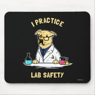 I Practice Lab Safety Mouse Pad