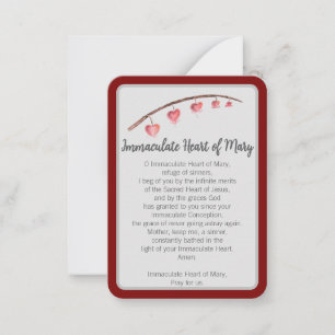 “I Prayed for You Today” Immaculate Heart Notecard