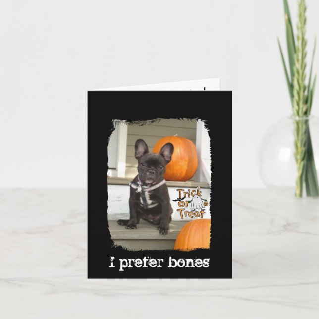 I Prefer Bones Card (Front)