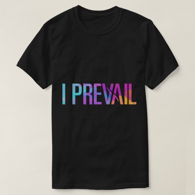 I PREVAIL - FULL COLOUR Sticker T-Shirt (Design Front)