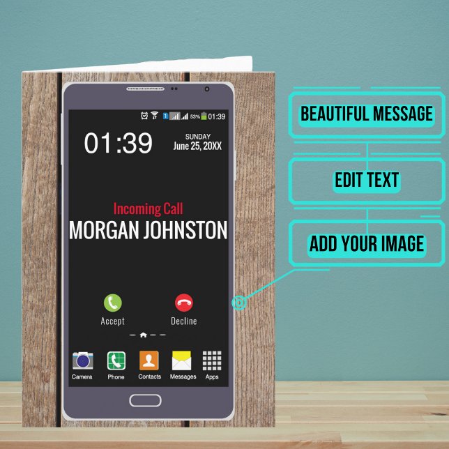 I Probably Should Have Phoned Instead Birthday Card (So why did you send a card instead of an actual phone call? )