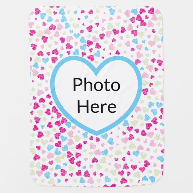 I promise to be with you forever baby blanket (Front)