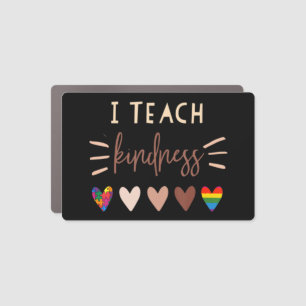 I Promise To Teach Love Autism African LGBT Pride Car Magnet
