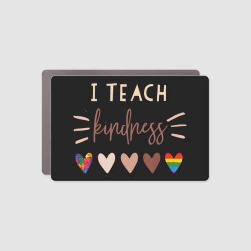 I Promise To Teach Love Autism African LGBT Pride  Car Magnet
