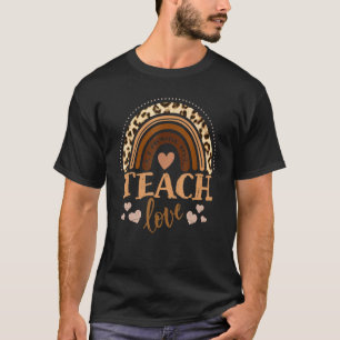 I Promise To Teach Love Black History Valentines T T-Shirt