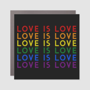 I Promise To Teach Love - Diversity, Equality and  Car Magnet