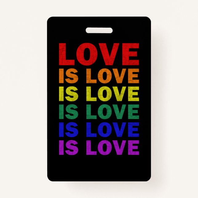 I Promise To Teach Love LGBT-Q Pride Proud Ally Te Badge (Front)