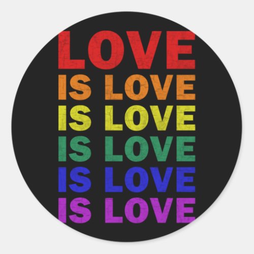 I Promise To Teach Love LGBT_Q Pride Proud Ally Te Classic Round Sticker