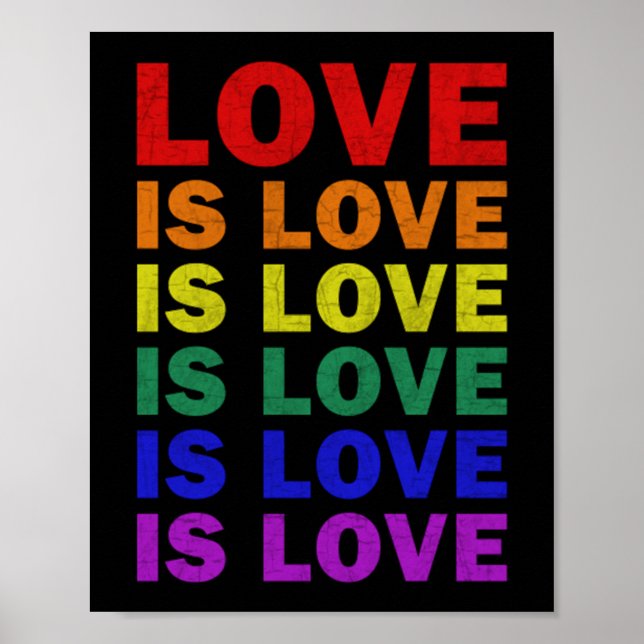 I Promise To Teach Love LGBT-Q Pride Proud Ally Te Poster (Front)