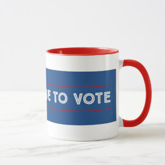 I PROMISE TO VOTE MUG