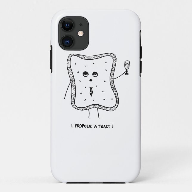 I Propose a Toast Case-Mate iPhone Case (Back)