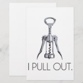 I Pull Out Corkscrew (Front/Back)