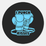I Punch Kisses  Classic Round Sticker