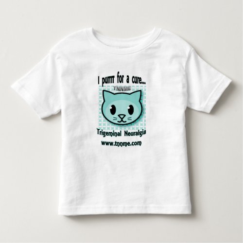 I purrr for a cure toddler tshirt