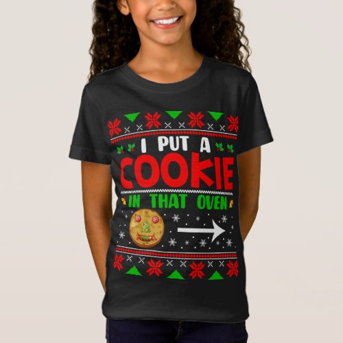 I Put A Cookie In That Oven Xmas Sweater Baby Anno