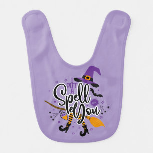 I Put A Spell On You Baby Bib