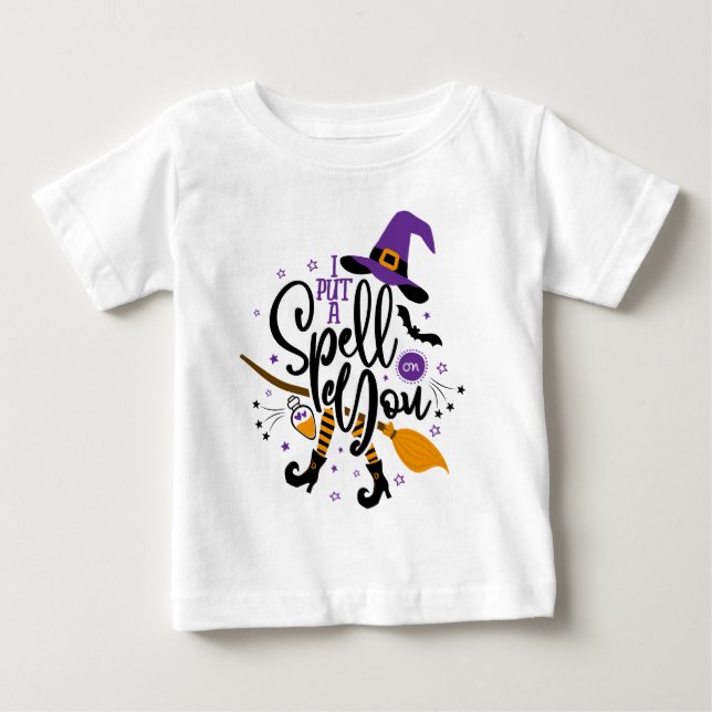 I Put A Spell On You Baby T-Shirt (Front)