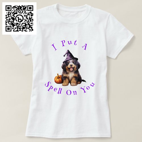 I Put A Spell On You Bernese Mountain Dog Witch T_Shirt