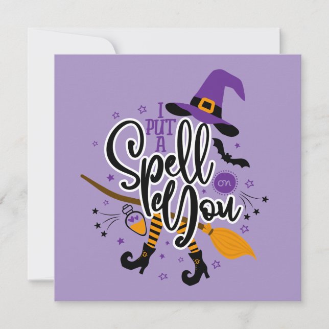 I Put A Spell On You Card (Front)
