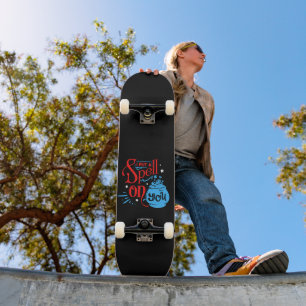 I PUT A SPELL ON YOU funny halloween witchcraft Skateboard