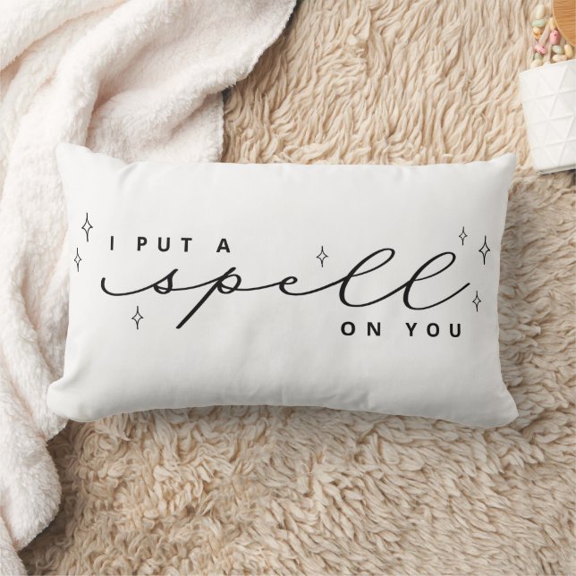 I Put A Spell On You Halloween Accent Pillow (Blanket)