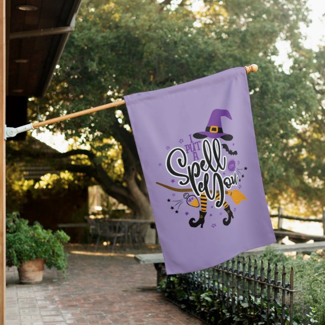 I Put A Spell On You House Flag (In SItu)