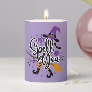 I Put A Spell On You Pillar Candle