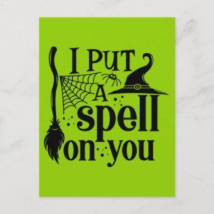 "I Put A Spell On You" Postcard