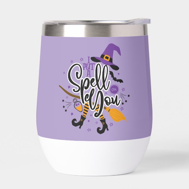 I Put A Spell On You Thermal Wine Tumbler (Left)