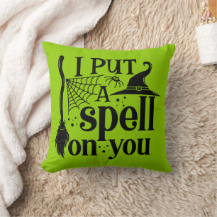 "I Put A Spell On You" Throw Pillow
