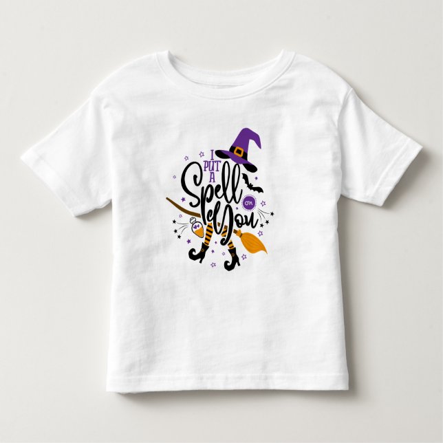 I Put A Spell On You Toddler T-shirt (Front)